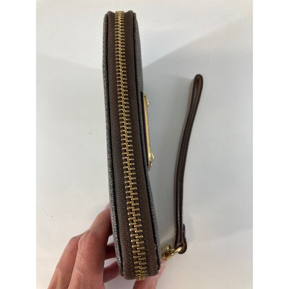 MICHAEL KORS MEDIUM SAFFIANO LEATHER SIGNATUE PRINT WALLET - Picture 7 of 11